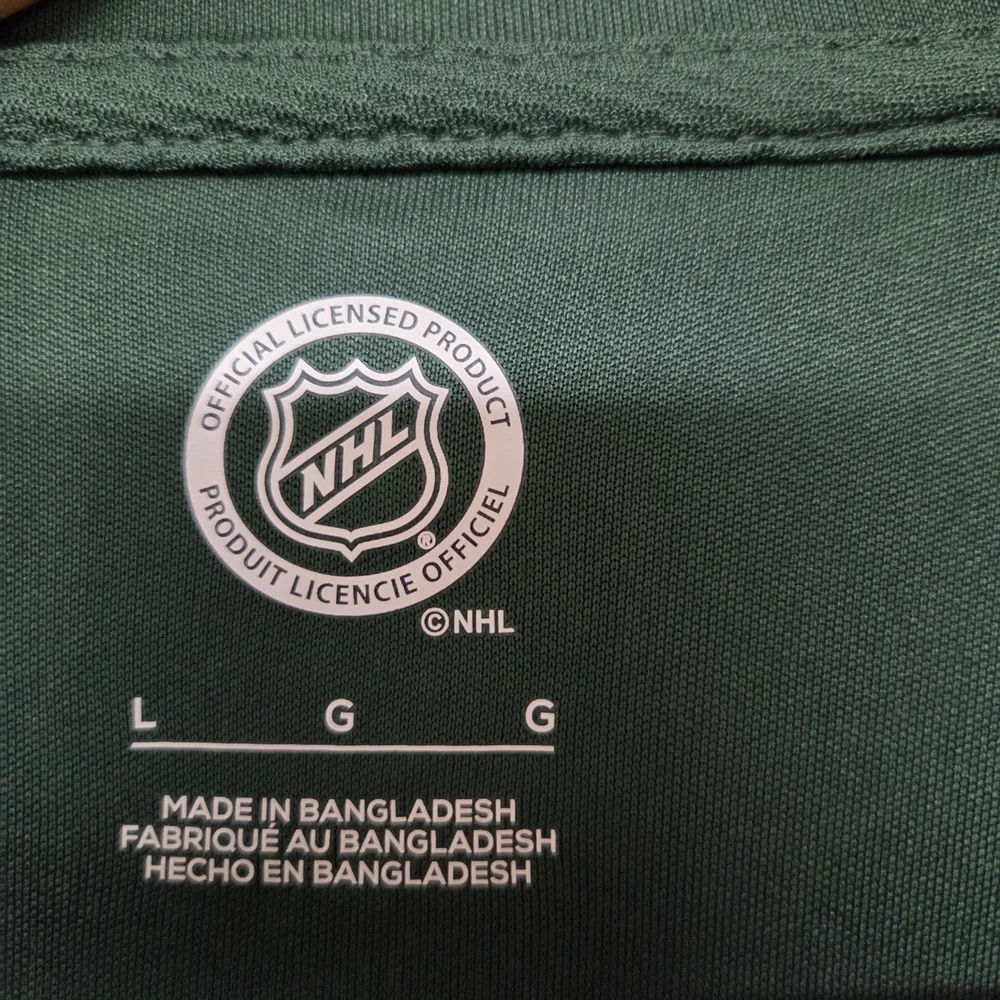 NHL Minnesota Wild Green Long Sleeve Tee‎